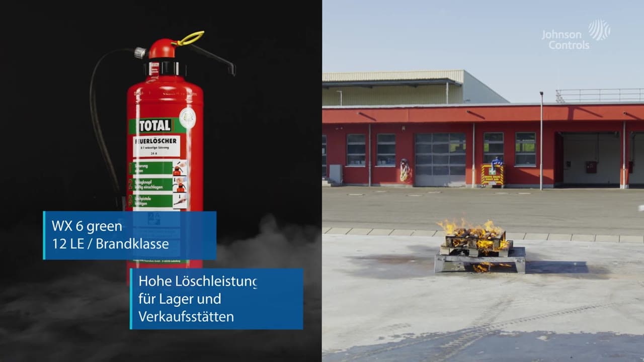 Johnson Controls & Total Feuerschutz / Fire extinguisher